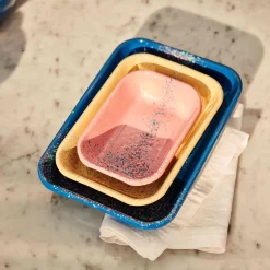 Splatter Fest Enamel Roasting And Serving Dish, Cobalt Blue 9 Splatter Fest Enamel Roasting And Serving Dish, Cobalt Blue -Sous Chef 0002 Kapka 0397