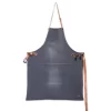 Dutchdeluxes Canvas BBQ Apron In Washed Grey