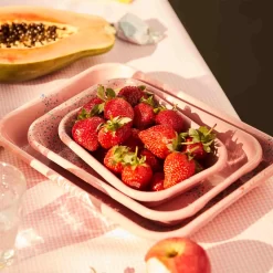 Splatter Fest Enamel Roasting And Serving Dish, Pink -Sous Chef 0007 Kapka 0205