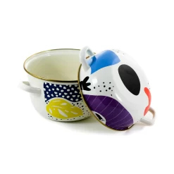 Abstract Enamel Mussel Pot -Sous Chef 0A2A9294