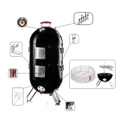 ProQ Frontier Elite 3in1 BBQ Smoker 15 ProQ Frontier Elite 3in1 BBQ Smoker -Sous Chef 2018 ProQ feaures