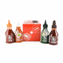 Flying Goose Sriracha Box Set, 4 X 200ml -Sous Chef 4PackSriracha2