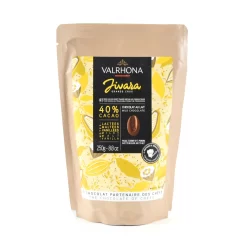 Valrhona Jivara 40% Milk Chocolate Chips -Sous Chef AA0106B Valrhona Jivara 40 Milk Chocolate Chips 250g