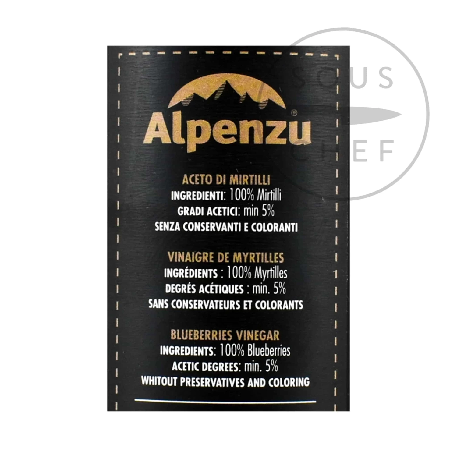Alpenzu Blueberry Vinegar 250g 2 Alpenzu Blueberry Vinegar 250g - Image 2