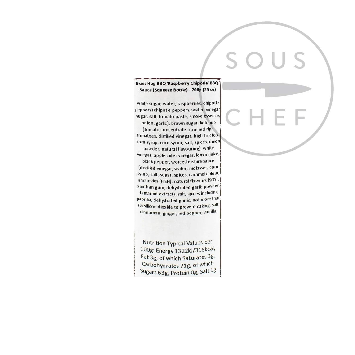 Blues Hog Raspberry Chipotle BBQ Sauce 708g 2 Blues Hog Raspberry Chipotle BBQ Sauce 708g - Image 2
