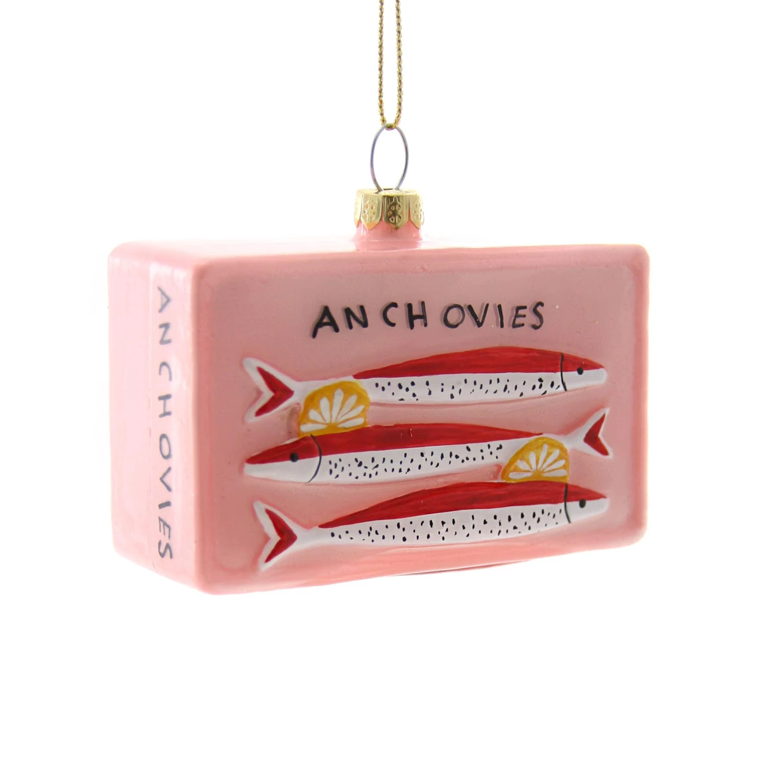 Anchovies Tin Bauble Tree Decoration 1 Anchovies Tin Bauble Tree Decoration