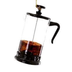 Coffee French Press Bauble Tree Decoration