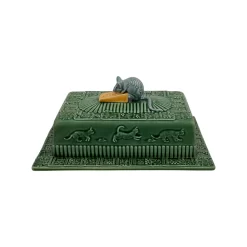 Bordallo Pinheiro Cheese Tray With Mouse And Lid