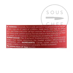 Deco Relief Velvet Spray, 400ml 17 Deco Relief Velvet Spray, 400ml -Sous Chef DE0271B Deco Relief Velvet Spray 400ml red BoP