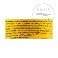 Deco Relief Velvet Spray, 400ml 27 Deco Relief Velvet Spray, 400ml -Sous Chef DE0271G Deco Relief Velvet Spray 400ml yellow BoP