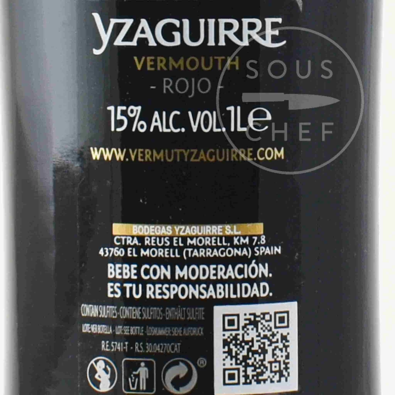 Yzaguirre Classic Spanish Rojo Vermouth, 1 Litre 2 Yzaguirre Classic Spanish Rojo Vermouth, 1 Litre - Image 2