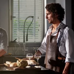 Dutchdeluxes Leather BBQ Apron In Vintage Brown -Sous Chef Dutchdeluxes vintage brown spron