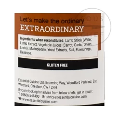 Essential Cuisine Lamb Glace 600g -Sous Chef EC0014B EssentialCuisineLambGlace 600g 4