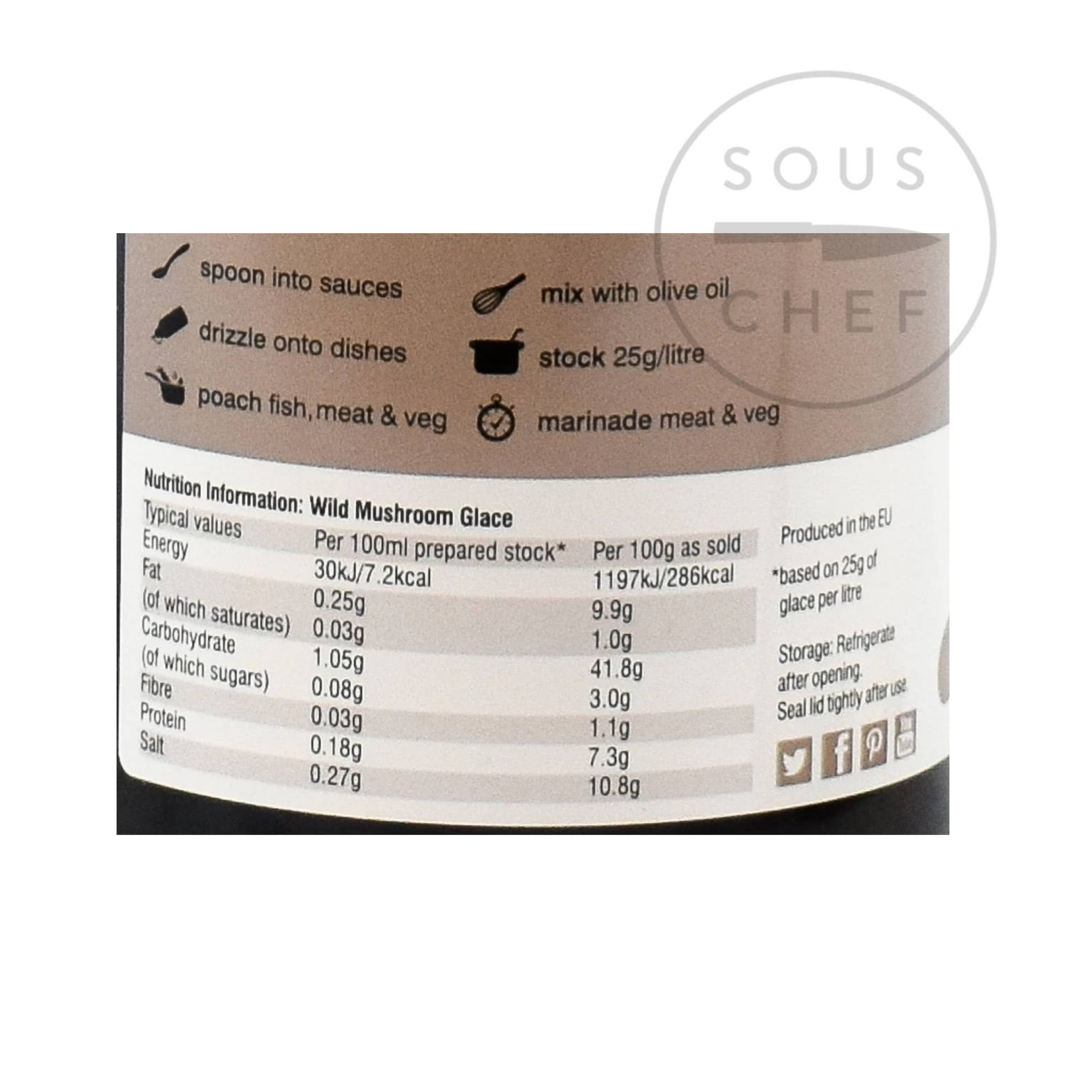 Essential Cuisine Wild Mushroom Glace 600g 3 Essential Cuisine Wild Mushroom Glace 600g - Image 3