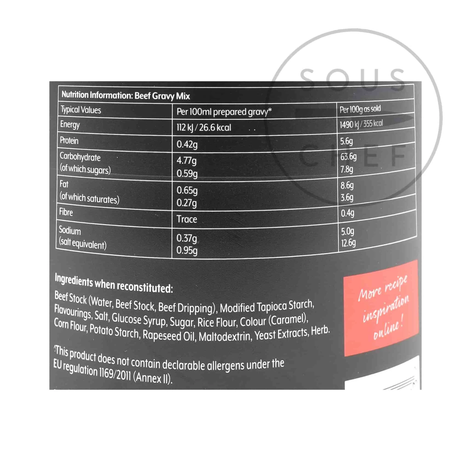 Essential Cuisine No. 1 Beef Gravy Mix 1.5kg 2 Essential Cuisine No. 1 Beef Gravy Mix 1.5kg - Image 2