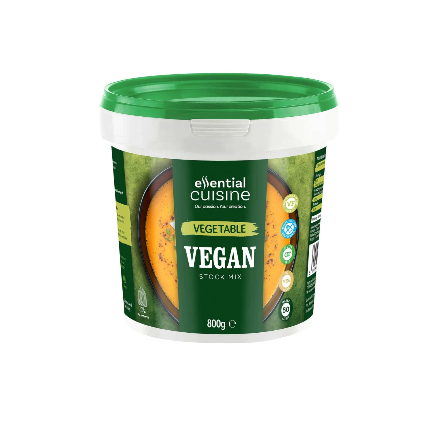 Essential Cuisine Vegan Vegetable Stock 800g 1 Essential Cuisine Vegan Vegetable Stock 800g