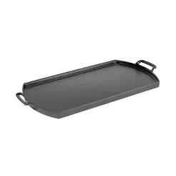 Lodge Blacklock Cast Iron Double Burner 25.5x50.8cm