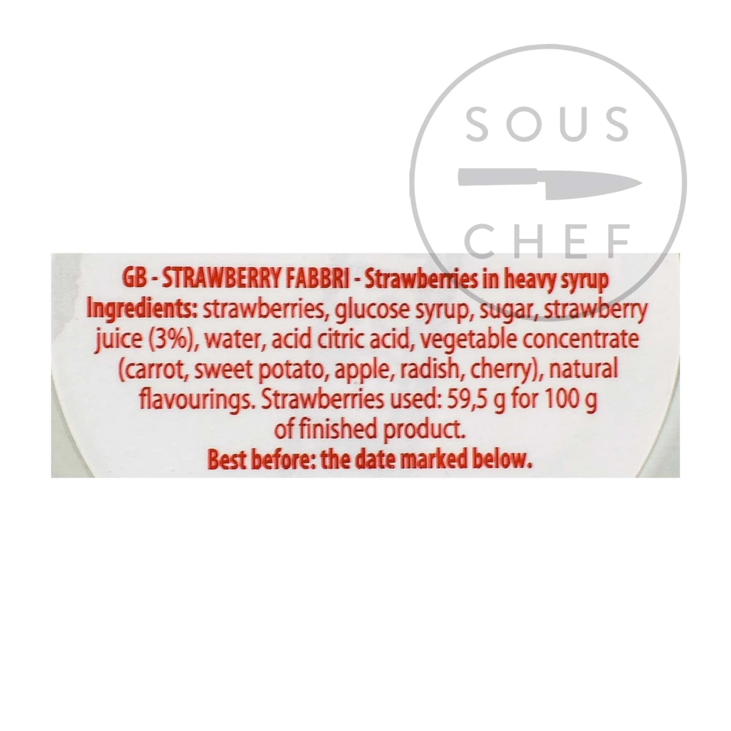 Fabbri Candied Wild Strawberries In Syrup 600g 2 Fabbri Candied Wild Strawberries In Syrup 600g - Image 2