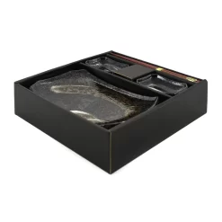 Karasuba-Iro Sushi Serving Set 7 Karasuba-Iro Sushi Serving Set -Sous Chef EM0043 Products Karasuba IroSushiServingSet 4