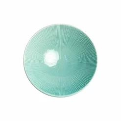 Senkei Shallow Bowl, Turquoise, 24cm -Sous Chef EM0093SenkeiShallowBowl Turquoise2