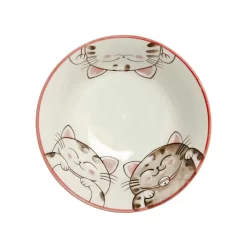 Pink Lucky Cat Japanese Noodle Bowl, 15cm 4 Pink Lucky Cat Japanese Noodle Bowl, 15cm -Sous Chef EM0129PinkLuckyCatJapaneseNoodleBowl2