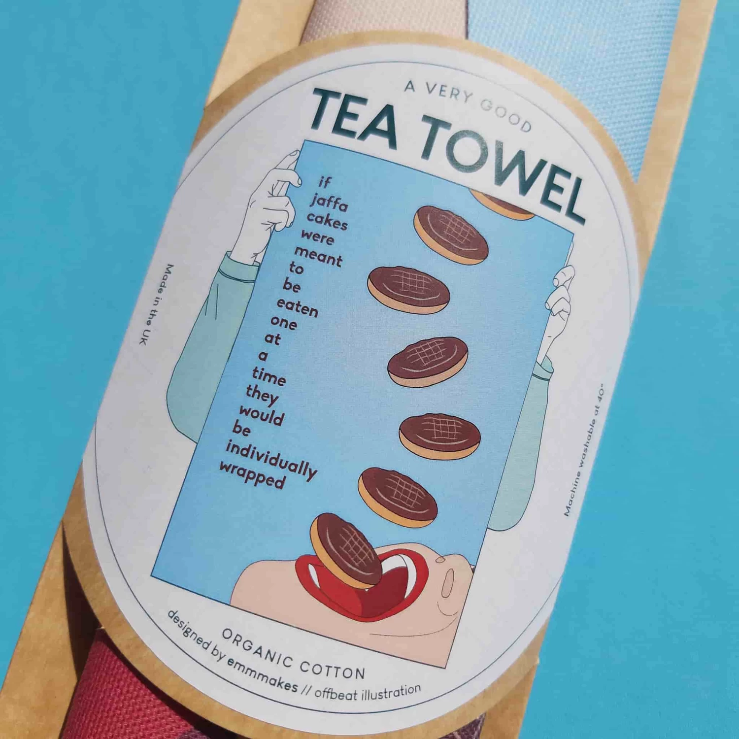 Jaffa Cakes Tea Towel 2 Jaffa Cakes Tea Towel - Image 2