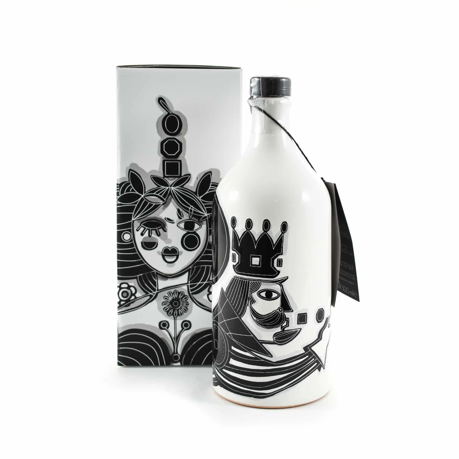 Frantoio Muraglia Intense Extra Virgin Olive Oil In Limited Edition 'King' Terracotta, 500ml 1 Frantoio Muraglia Intense Extra Virgin Olive Oil In Limited Edition 'King' Terracotta, 500ml