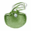 Filt String Bag In Lime Green, Long Handle