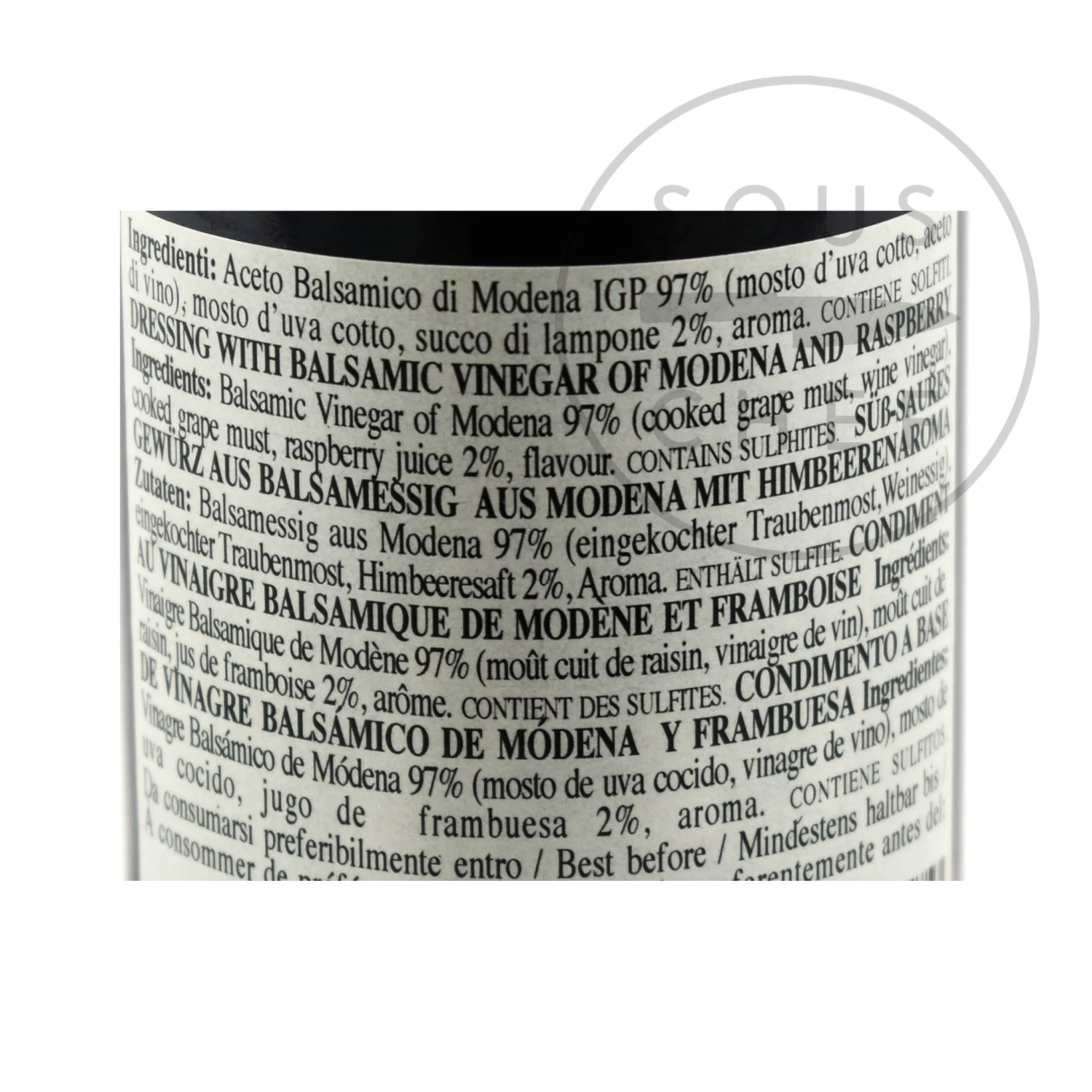 Giuseppe Giusti Infused Balsamic Vinegar Collection - Truffle, Fig & Raspberry 2 Giuseppe Giusti Infused Balsamic Vinegar Collection - Truffle, Fig & Raspberry - Image 2
