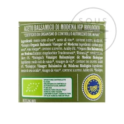 Giuseppe Giusti Organic 3 Gold Medal Balsamic Vinegar 12 Year Aged 250ml -Sous Chef GI0014 GiuseppeGiustiOrganic3GoldMedalBalsamicVinegar12YearAged250ml BoP