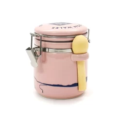Halen Mon Pink Llanddwyn Ceramic Jar + 100g Pure White Sea Salt 3 Halen Mon Pink Llanddwyn Ceramic Jar + 100g Pure White Sea Salt -Sous Chef HL0022 HalenMonPinkLlanddwynCeramicJar 100gPureWhiteSeaSalt