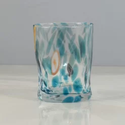 Murano Glass Tumbler, Aquamarine -Sous Chef IA0002MuranoGlassTumbler Aquamarine