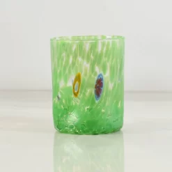 Murano Glass Tumbler, Green -Sous Chef IA0003MuranoGlassTumbler Green