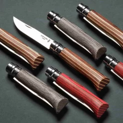 Opinel Brown Birch Sandvik Folding Knife 5 Opinel Brown Birch Sandvik Folding Knife -Sous Chef IC0077 OpinelBrownBirchSandvikFoldingKnife LS1