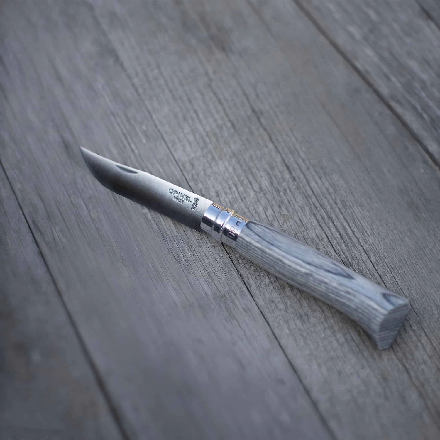 Opinel Grey Birch Sandvik Folding Knife 5 Opinel Grey Birch Sandvik Folding Knife - Image 5