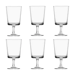 Set Of 6 Ichendorf Milano Clear Stemmed Wine Glass
