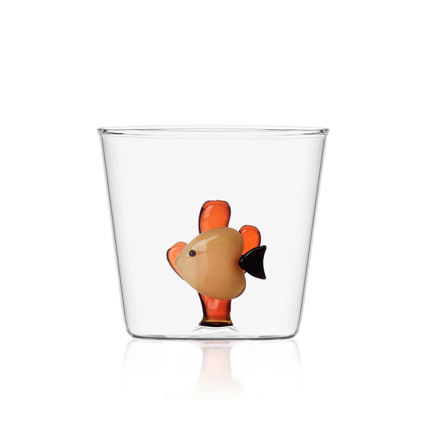 Ichendorf Milano Orange Fish With Coral Tumbler 35cl 1 Ichendorf Milano Orange Fish With Coral Tumbler 35cl