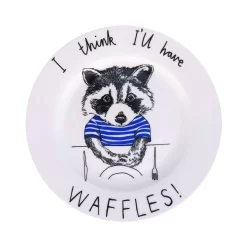 I Think I'll Have Waffles! Side Plate, 20cm