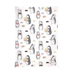 Guinea Pig Biscuits Tea Towel
