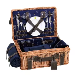 Champs-Elysees Navy Picnic Hamper -Sous Chef JD0015AChamps ElyseesNavyPicnicHamper 2Person3