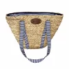 Sac De Plage Riviera Blue Stripe Picnic Tote, 4 Person