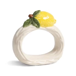 & Klevering Set Of 4 Ceramic Fruit Napkin Holders -Sous Chef KG0004Setof4CeramicFruitNapkinHolders4