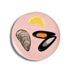 & Klevering Set Of 4 Assorted Seafood Side Plates, 16cm -Sous Chef KG0013Setof4AssortedSeafoodSidePlates 16cm3