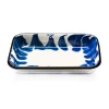 Paintstroke Enamel Roasting & Serving Dish Blue & White