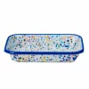 Blue Dot Enamel Roasting & Serving Dish