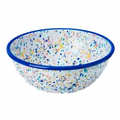 Blue Dot Enamel Salad Bowl -Sous Chef KP0088BBlueDotEnamelSaladBowl