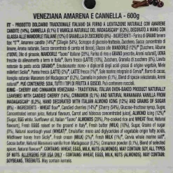 Loison Cherries And Cinnamon Veneziana 600g -Sous Chef LI0024LoisonCherriesandCinamonVeneziana600gIngredients