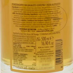 Leonardi White Balsamic Alcohol Free Gin, 500ml -Sous Chef LN0041LeonardiWhiteBalsamicAlcoholFreeGin 500mlIngredients