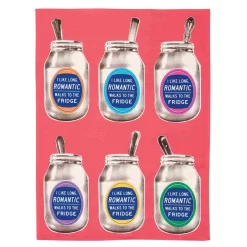 Romantic Walks To The Fridge Cotton Tea Towel