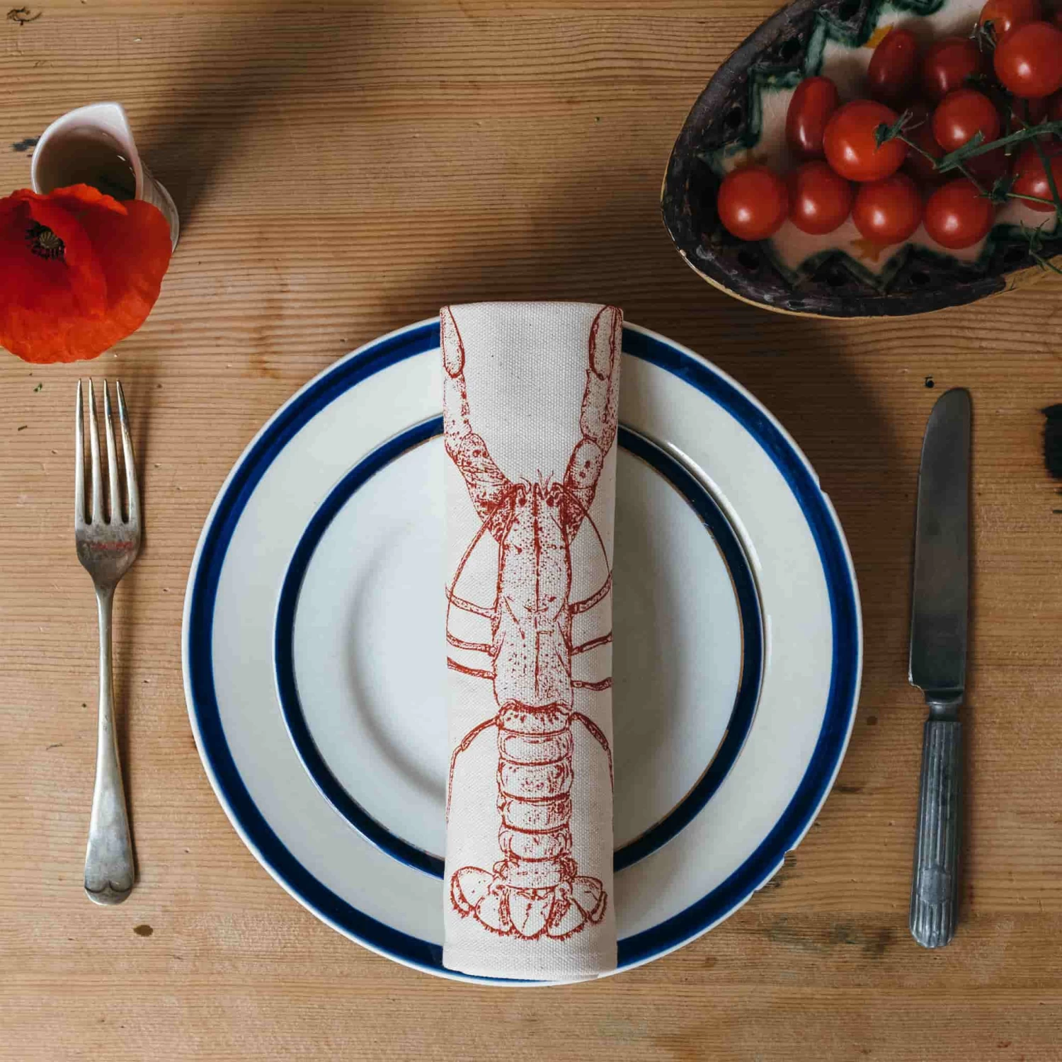 Lobster Design Napkins Box Of 6 2 Lobster Design Napkins Box Of 6 - Image 2